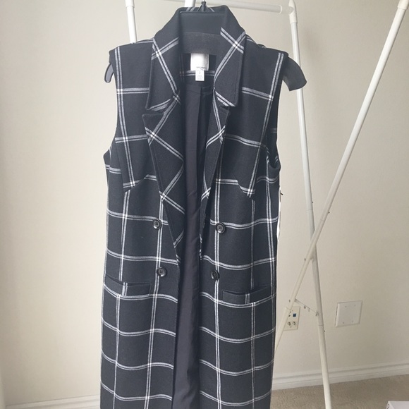 Halogen Double Breasted Long Vest (Petite) - Picture 7 of 8